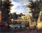 View of the Royal Baths Palace in summer. Marcin Zaleski